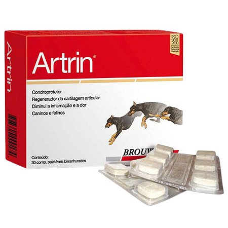 Artrin Para Cães e Gatos - 30 Comprimidos