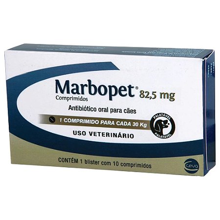 Marbopet 82,5 mg - 10 Comprimidos