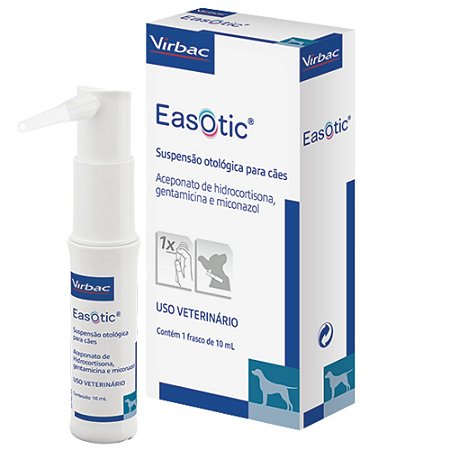 Easotic Suspensão Otológica Para Cães - 10 ml