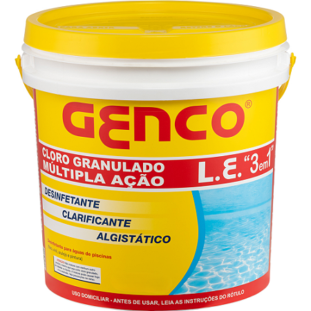 Cloro Genco 3 em 1 Para Piscina