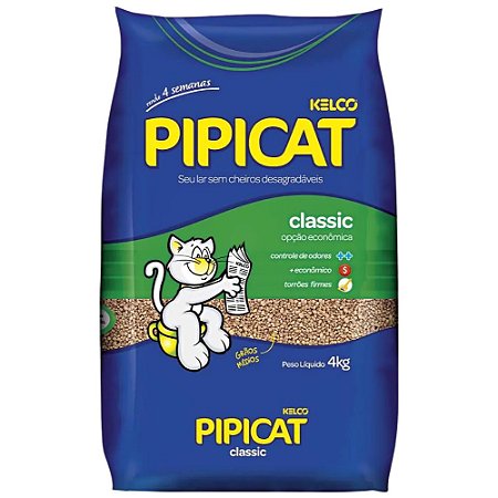 Granulado Sanitário Pipicat Classic Para Gatos