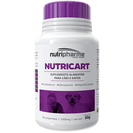 Suplemento Nutripharme Nutricart Para Cães e Gatos