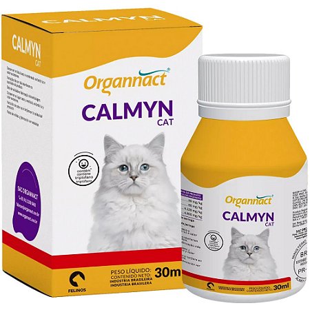 Suplemento Organnact Calmyn Cat Para Gatos - 30 ml