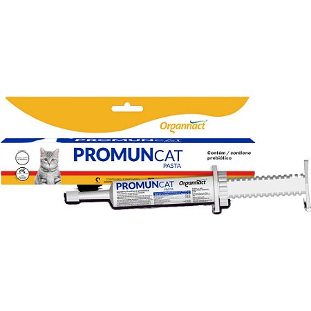 Suplemento Organnact Promun Cat Pasta Para Gatos - Seringa com 27 ml