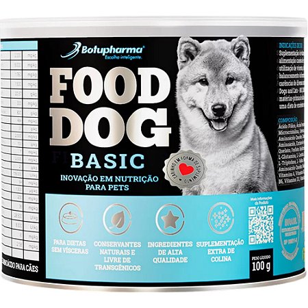 Suplemento Botupharma Food Dog Basic Para Cães Adultos