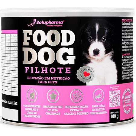 Suplemento Botupharma Food Dog Crescimento Para Cães Filhotes