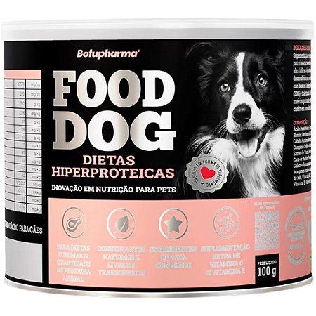 Suplemento Botupharma Food Dog Dietas Hiperproteicas Para Cães Adultos