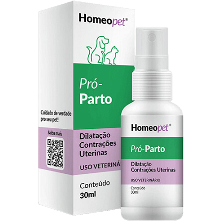 Pró-Parto Homeo Pet Para Cães e Gatos - 30 ml