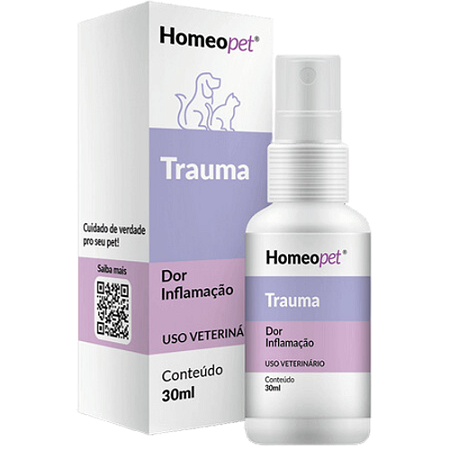 Trauma Homeo Pet Para Cães e Gatos - 30 ml