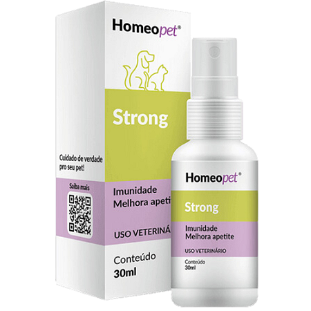 Strong Homeo Pet Para Cães e Gatos - 30 ml
