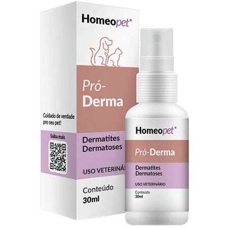 Pró-Derma Homeo Pet Para Cães e Gatos - 30 ml