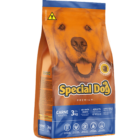 Ração Special Dog Carne Para Cães Adultos