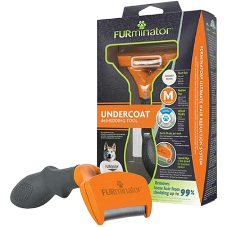 Escova Furminator Undercoat Para Cães de Pelo Curto - Médio