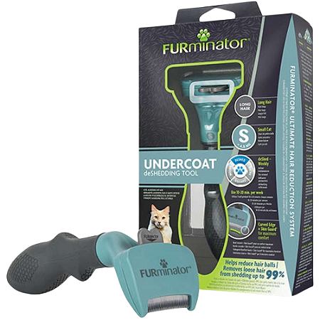 Escova Furminator Undercoat Para Gatos de Pelo Longo - Pequeno