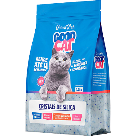 Areia Sílica Good Cat Para Gatos - Grossa - 1,6 Kg