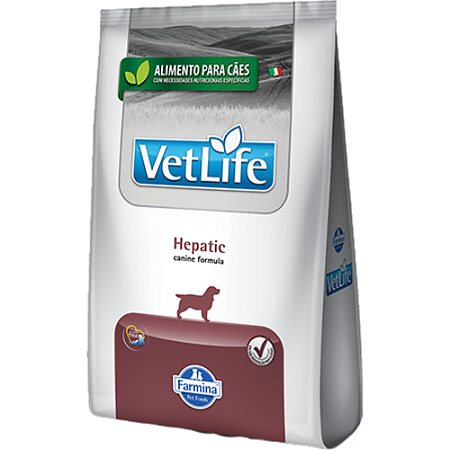 Ração Vet Life Hepatic Para Cães - 2 kg
