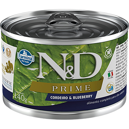 Ração Úmida N&D Prime Adult Para Cães Adultos Sabor Cordeiro - 140 g