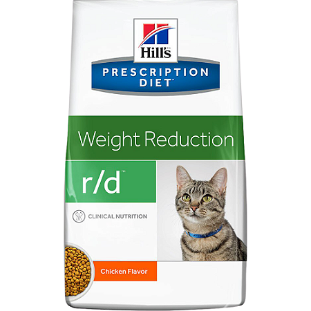 Ração Hills Prescription Diet R/D Para Gatos - Redução de Peso - 1.8 Kg