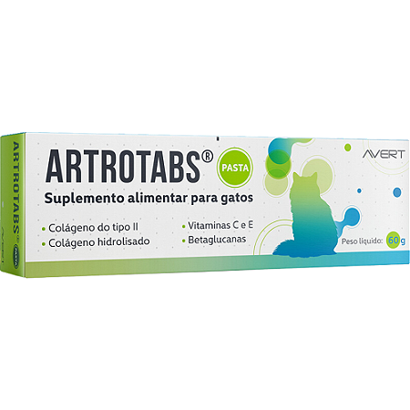 Suplemento Artrotabs Pasta Para Gatos - 1 Bisnaga com 60 g