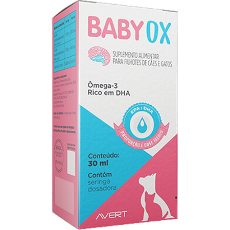 Suplemento Baby OX Para Cães e Gatos - 30 ml