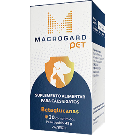 Suplemento Macrogard Pet Para Cães e Gatos - 30 Comprimidos