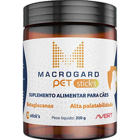 Suplemento Macrogard Pet Sticks Para Cães - 30 Sticks