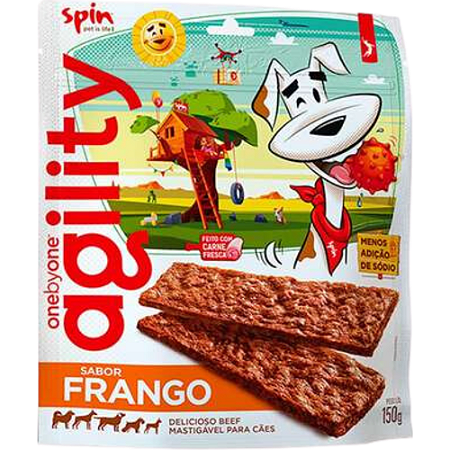 Bifinho Spin Agility Para Cães Sabor Frango - 150 g