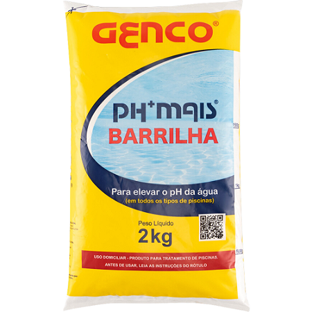 Barrilha Genco Ph+ Mais Para Piscinas - 2 Kg