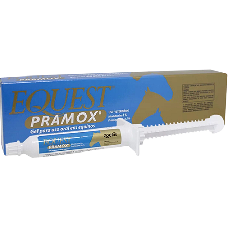 Vermífugo Equest Pramox 11,8 g Para Cavalos - 1 Seringa