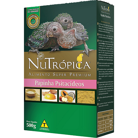 Papinha Nutrópica Performance Para Psitacídeos