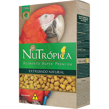 Ração Nutrópica Natural Para Arara