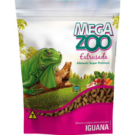 Ração Extrusada Megazoo Para Iguanas - 280 g