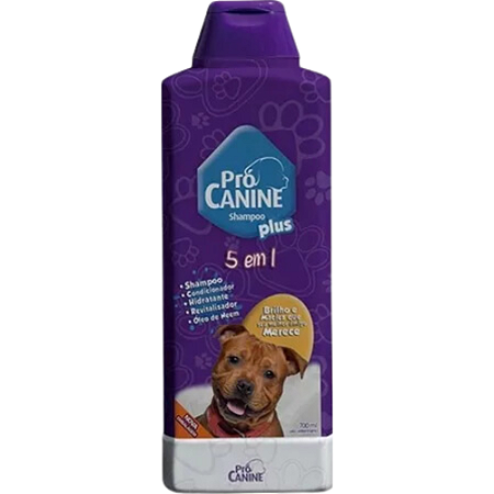 Shampoo Pró Canine Plus 5 em 1 Para Cães - 700 ml
