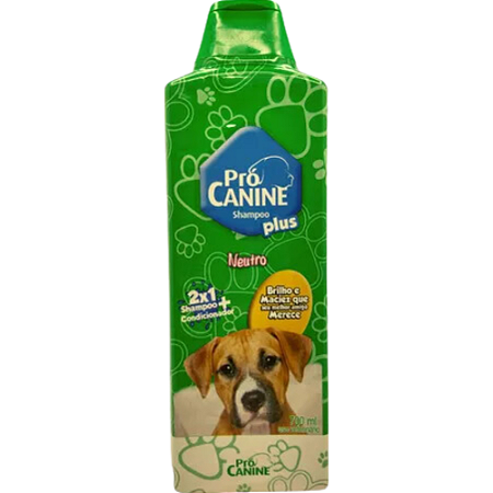 Shampoo Pró Canine Plus 2 em 1 Neutro Para Cães - 700 ml