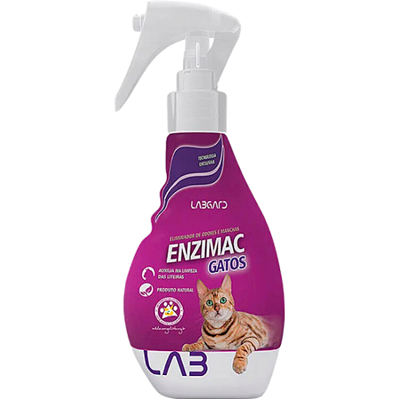 Eliminador de Odores e Manchas Enzimac Para Gatos - 150 ml