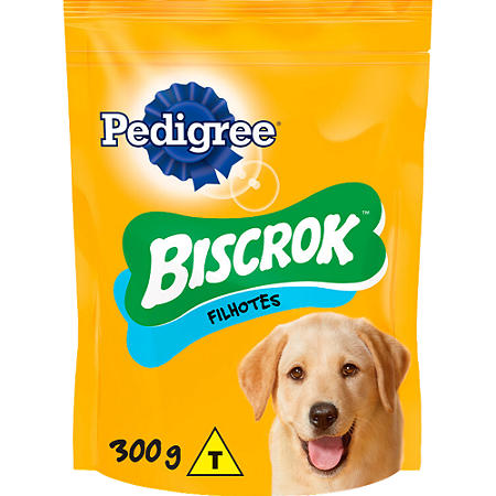 Biscoito Pedigree Biscrok Para Cães Filhotes - 300 g