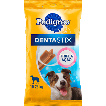 Petisco Pedigree Dentastix Para Cães Adultos Raças Médias - Cuidado Oral