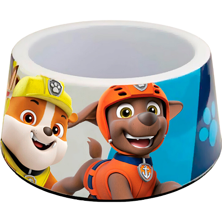 Comedouro Melanina Chalesco Paw Patrol Para Cães e Gatos - Azul
