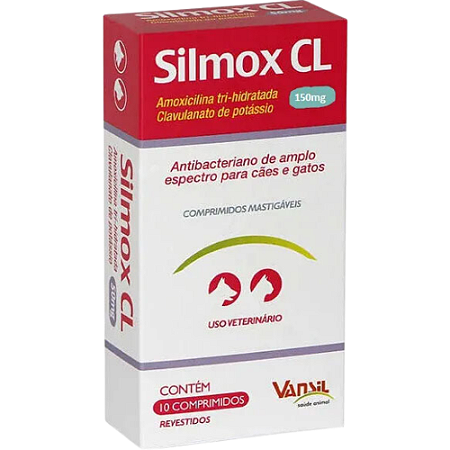 Silmox CL 150 mg Para Cães e Gatos - 10 Comprimidos