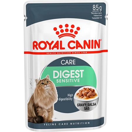 Sachê Royal Canin Feline Care Nutrition Digest Sensitive Para Gatos Adultos - 85 g