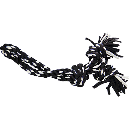 Brinquedo Mordedor Napi Corda Black Três Nós Para Cães - Cores Variadas