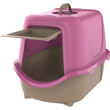 Sanitário Plast Pet Cat New Para Gatos - Rosa