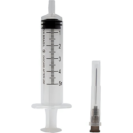 Seringa Descartável Medix Com Agulha - 5 ml