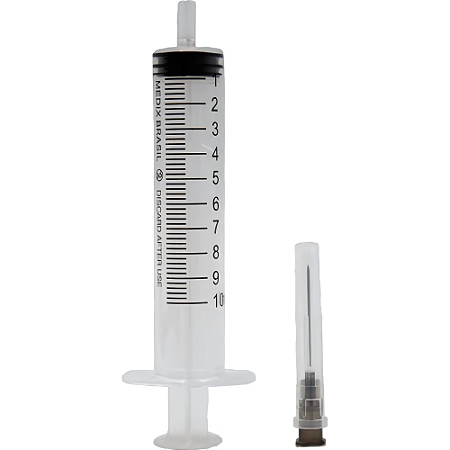 Seringa Descartável Medix Com Agulha - 10 ml