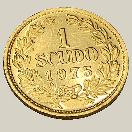 Moeda de Ouro de 1 Escudo, San Marino - Ano: 1975