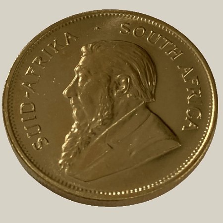 Moeda de Ouro de 1 Krugerrand (1OZ), África do Sul - Ano: 1979 - 25º Aniversário - Krugerrand