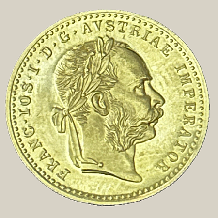 Moeda de Ouro, 1 Ducado, Áustria - Ano: 1915 "Restrike" - Francisco José I da Áustria