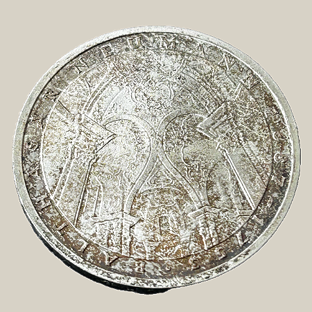 Moeda de prata, 5 Deutsche Mark (1978F) – República Federal da Alemanha (Balthasar Neumann)