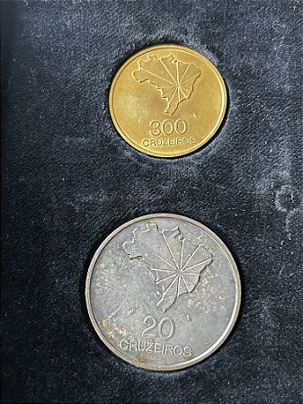 Estojo Comemorativo (2 Moedas) – 150 Anos da Independência do Brasil (1972)