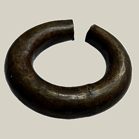 Bracelete Tribal, Protomoeda Lokoko – Congo – África Ocidental, Séc. XX